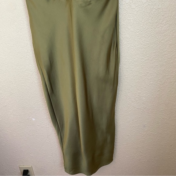 House of CB XS D-DD Myrna Olive green Corset Slip Dress NWOT size XS - Picture 5 of 11